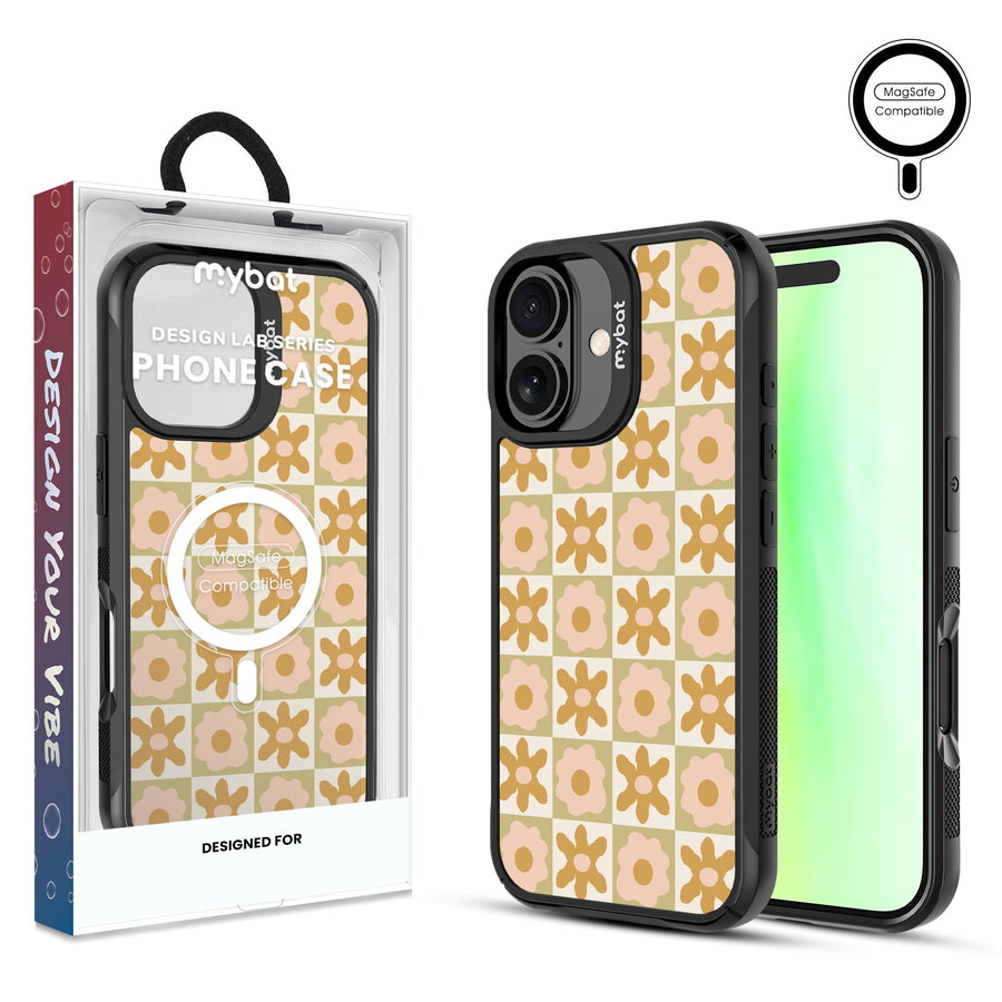 MyBat Design Lab Series MagSafe Case for Apple iPhone 17 - Flower Grid