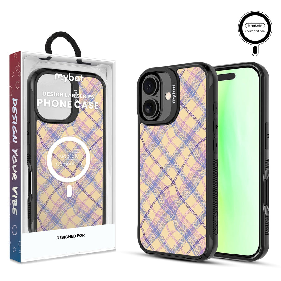 MyBat Design Lab Series MagSafe Case for Apple iPhone 17 - Wavy Plaid