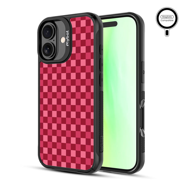 MyBat Design Lab Series MagSafe Case for Apple iPhone 17 - Raspberry Check - MIP17CSLESMSMP481-2.jpg