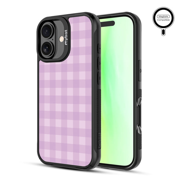 MyBat Design Lab Series MagSafe Case for Apple iPhone 17 - Purple Plaid - MIP17CSLESMSMP483-2.jpg