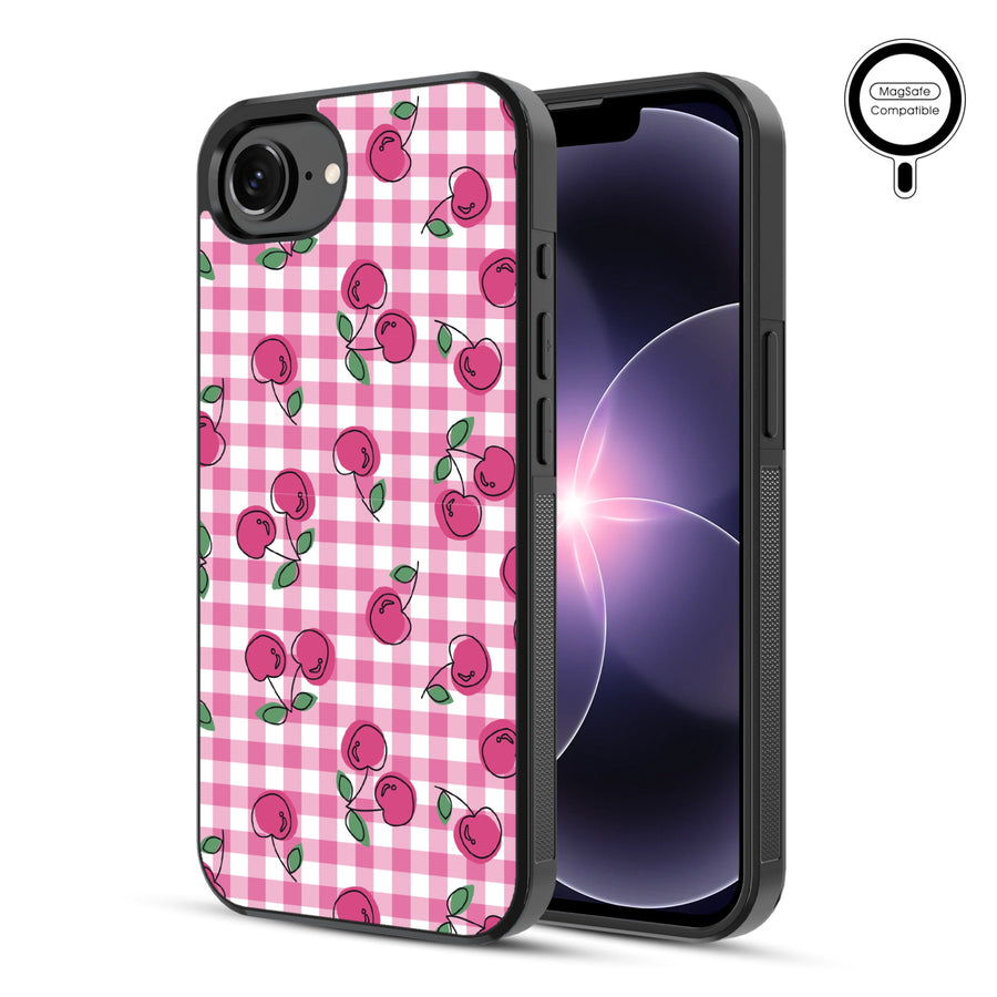 MyBat Phone case w/ MagSafe prints for Apple iPhone 17e / 16e – Pink Cherries - MIP17ECSLESMSM100-1.JPG