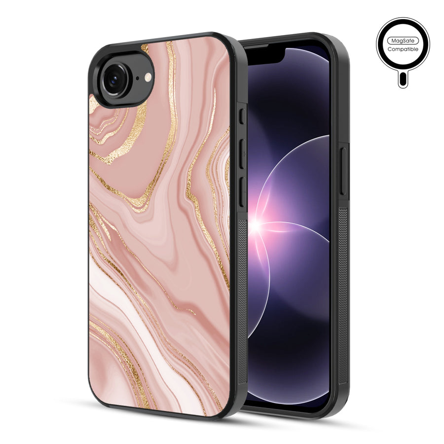 MyBat Phone case w/ MagSafe prints for Apple iPhone 17e / 16e – Pink Marble - MIP17ECSLESMSM107-1.JPG
