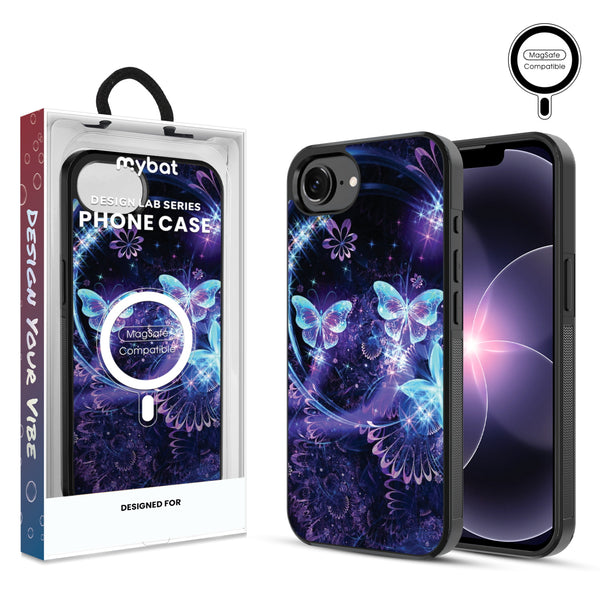 MyBat Phone case w/ MagSafe prints for Apple iPhone 17e / 16e – Butterfly Magic - MIP17ECSLESMSM164.JPG