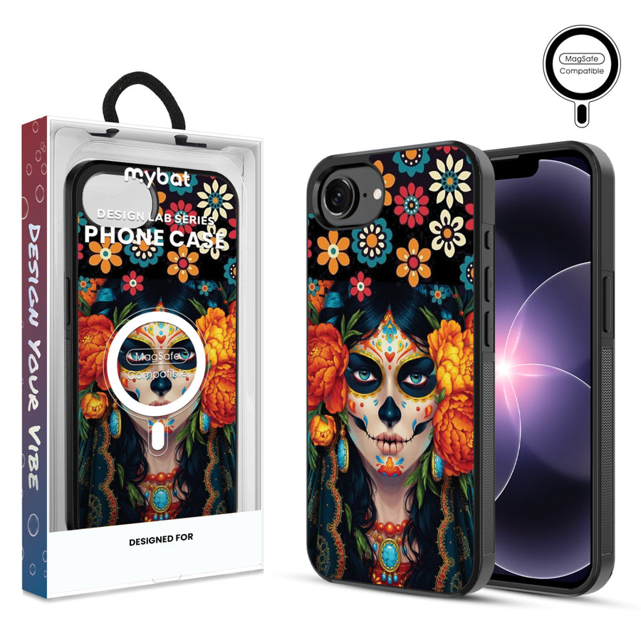 MyBat Phone case w/ MagSafe prints for Apple iPhone 17e / 16e – Dia De Los Muertos - MIP17ECSLESMSM167.JPG