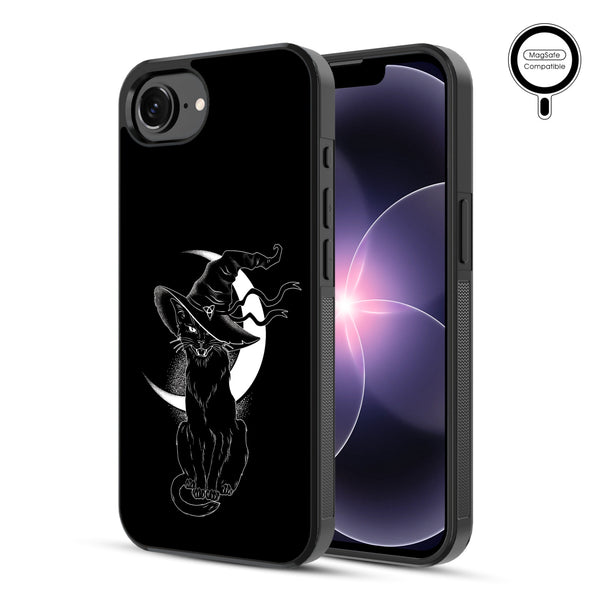 MyBat Phone case w/ MagSafe prints for Apple iPhone 17e / 16e – Black Cat Magic - MIP17ECSLESMSM223-1.JPG