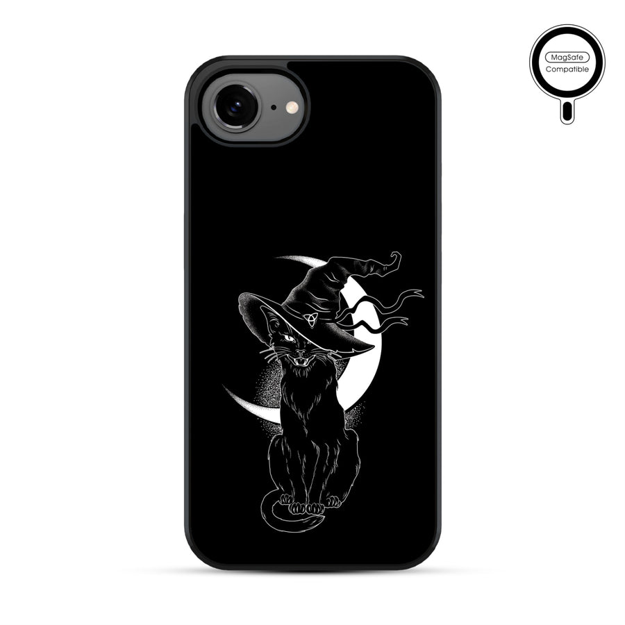 MyBat Phone case w/ MagSafe prints for Apple iPhone 17e / 16e – Black Cat Magic - MIP17ECSLESMSM223-2.JPG