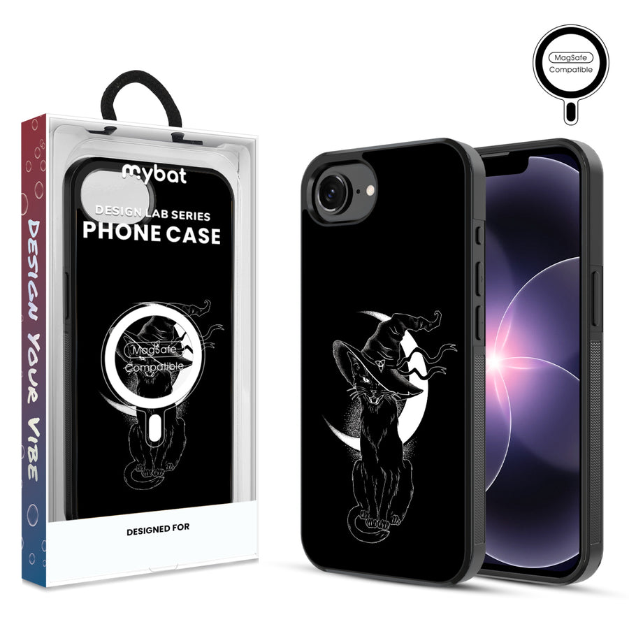 MyBat Phone case w/ MagSafe prints for Apple iPhone 17e / 16e – Black Cat Magic - MIP17ECSLESMSM223.JPG