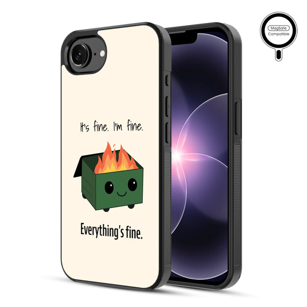 MyBat Phone case w/ MagSafe prints for Apple iPhone 17e / 16e – Dumpster Fire - MIP17ECSLESMSM255-1.JPG