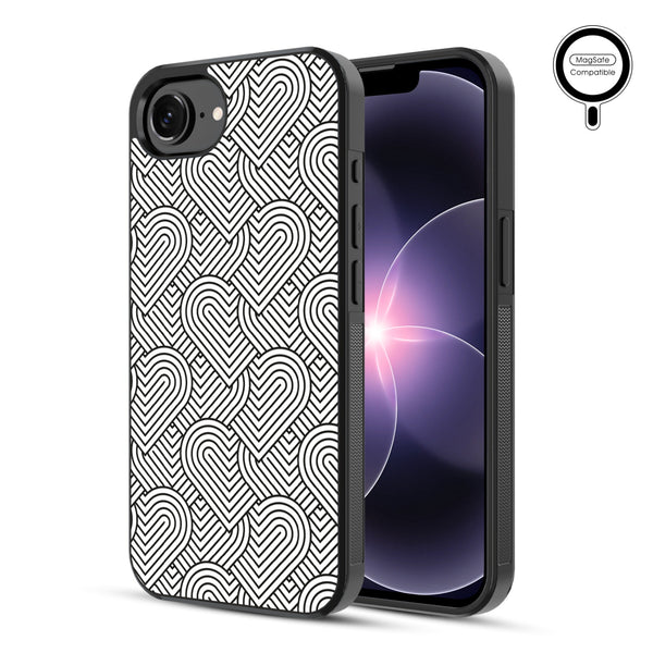 MyBat Phone case w/ MagSafe prints for Apple iPhone 17e / 16e – Hearts Aligned - MIP17ECSLESMSM331-1.JPG