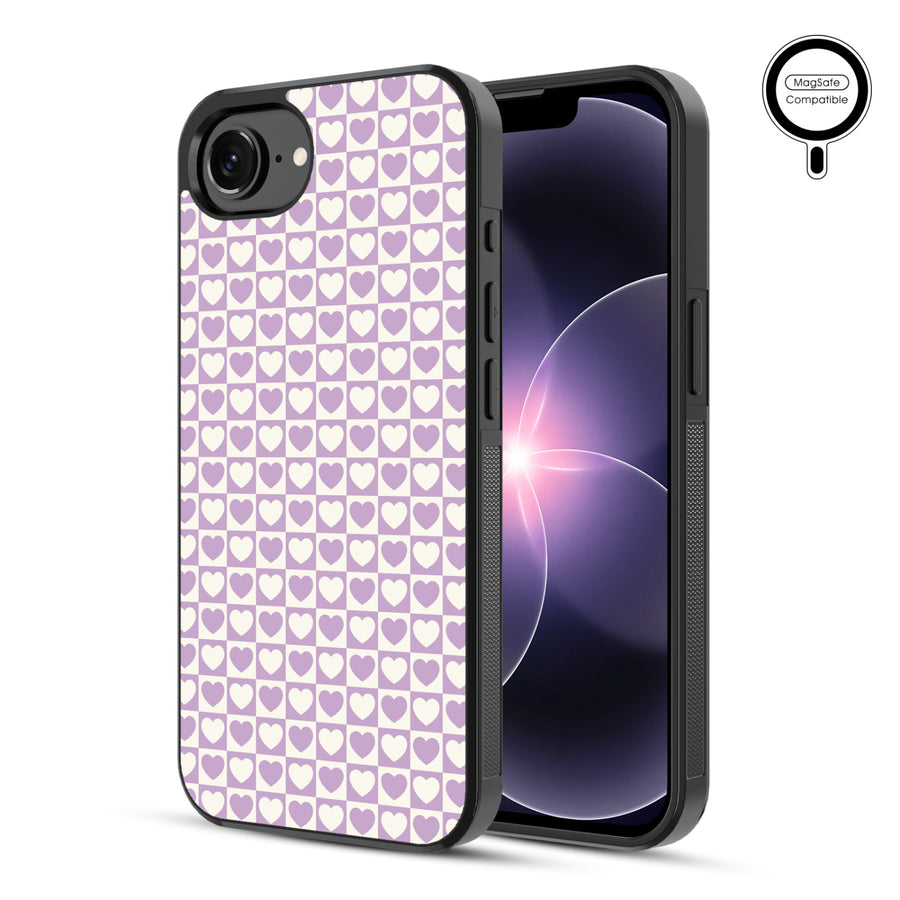 MyBat Phone case w/ MagSafe prints for Apple iPhone 17e / 16e – Heart Grid - MIP17ECSLESMSM339-1.JPG