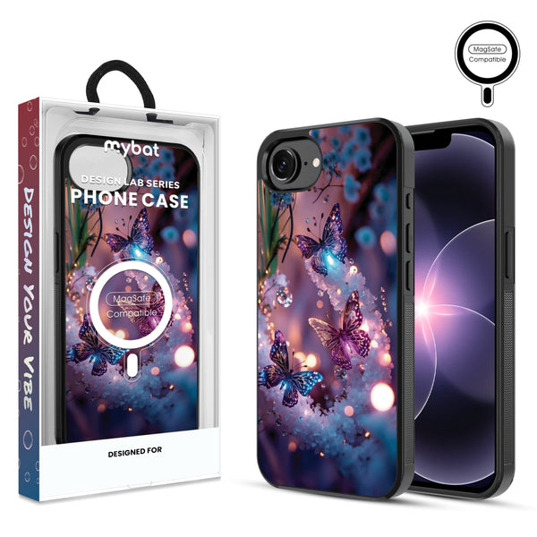 MyBat Phone case w/ MagSafe prints for Apple iPhone 17e / 16e – Magical Butterflies - MIP17ECSLESMSM349.JPG