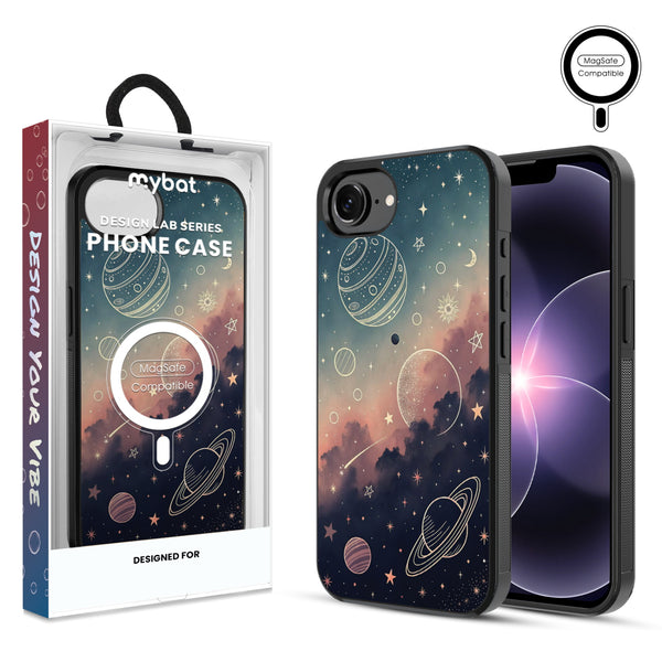 MyBat Phone case w/ MagSafe prints for Apple iPhone 17e / 16e – Planets and Stars - MIP17ECSLESMSM356.JPG