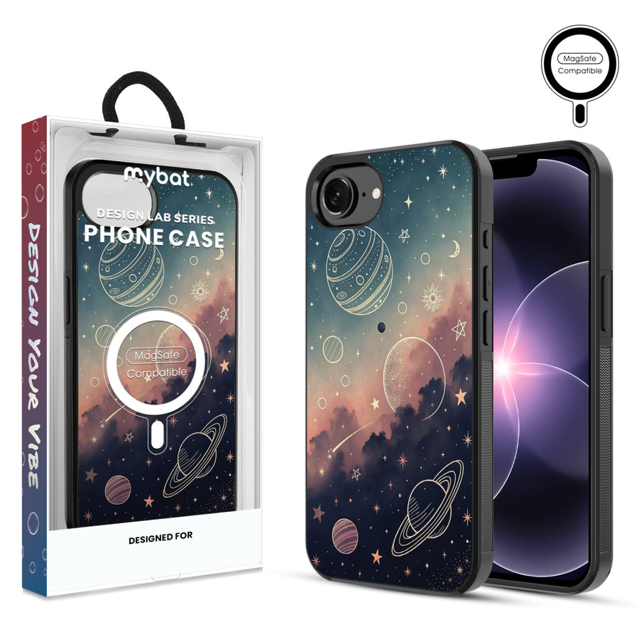 MyBat Phone case w/ MagSafe prints for Apple iPhone 17e / 16e – Planets and Stars - MIP17ECSLESMSM356.JPG