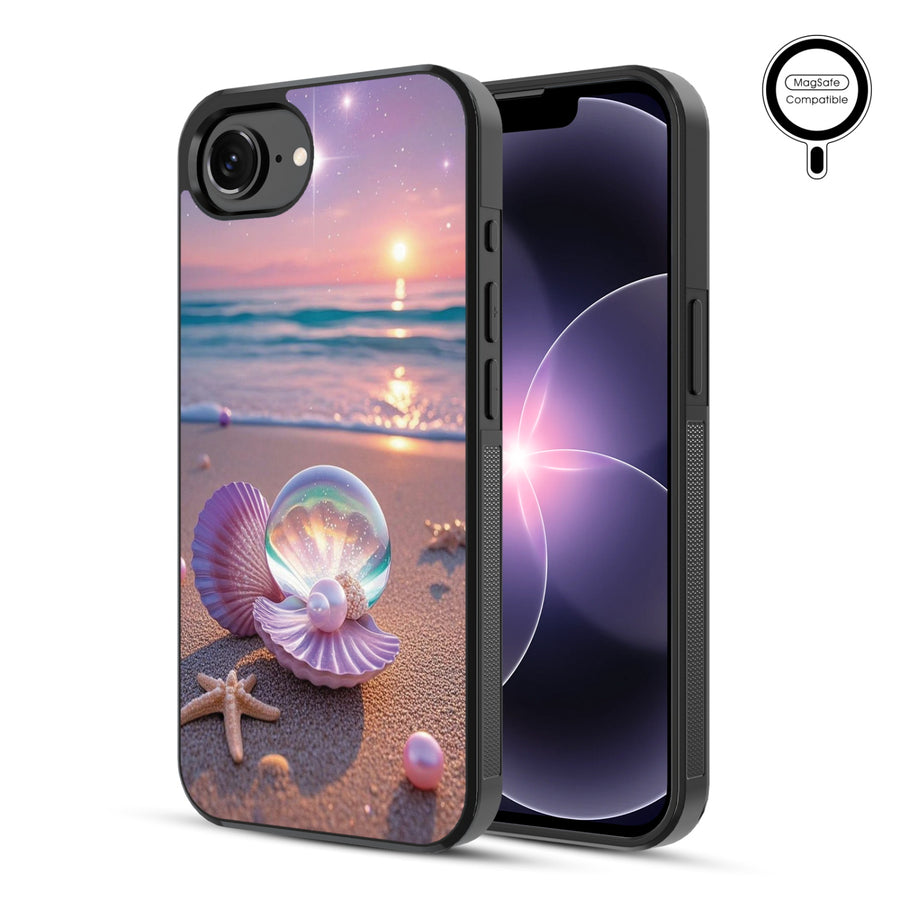 MyBat Phone case w/ MagSafe prints for Apple iPhone 17e / 16e – Seashell Beach - MIP17ECSLESMSM374-1.JPG