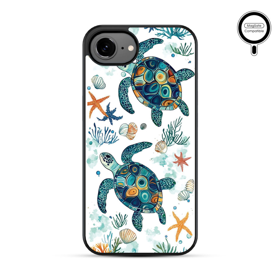 MyBat Phone case w/ MagSafe prints for Apple iPhone 17e / 16e – Sea Turtles - MIP17ECSLESMSM375-2.JPG
