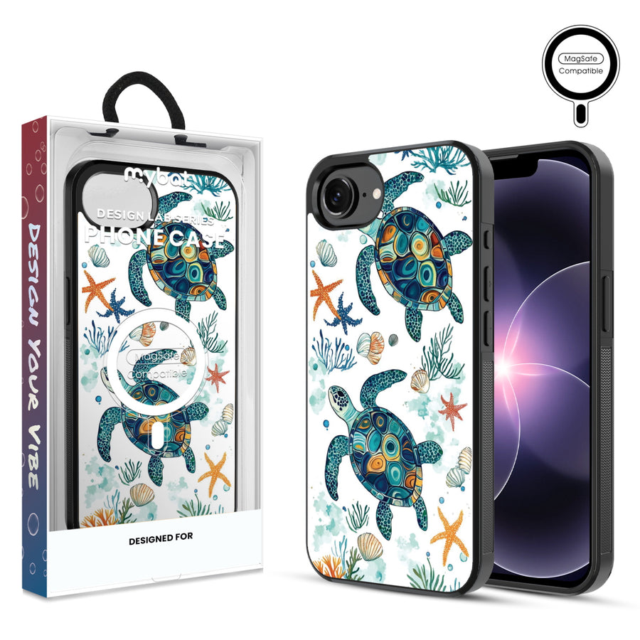 MyBat Phone case w/ MagSafe prints for Apple iPhone 17e / 16e – Sea Turtles - MIP17ECSLESMSM375.JPG