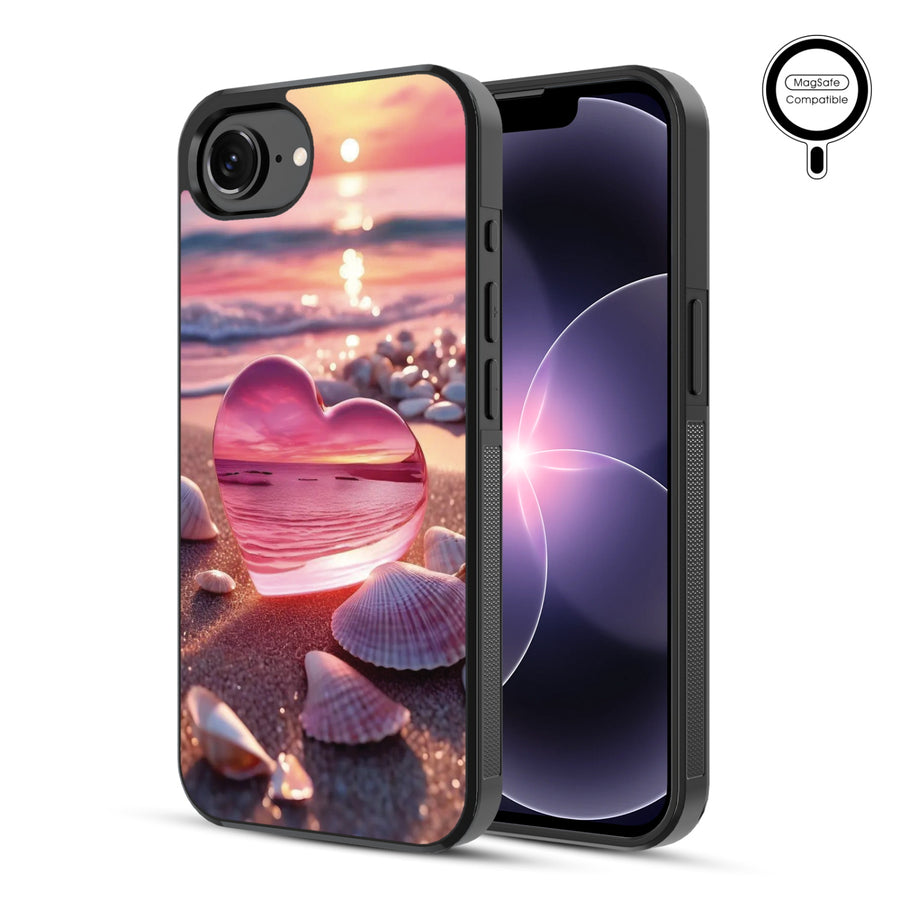 MyBat Phone case w/ MagSafe prints for Apple iPhone 17e / 16e – Sunset Beach Love - MIP17ECSLESMSM384-1.JPG