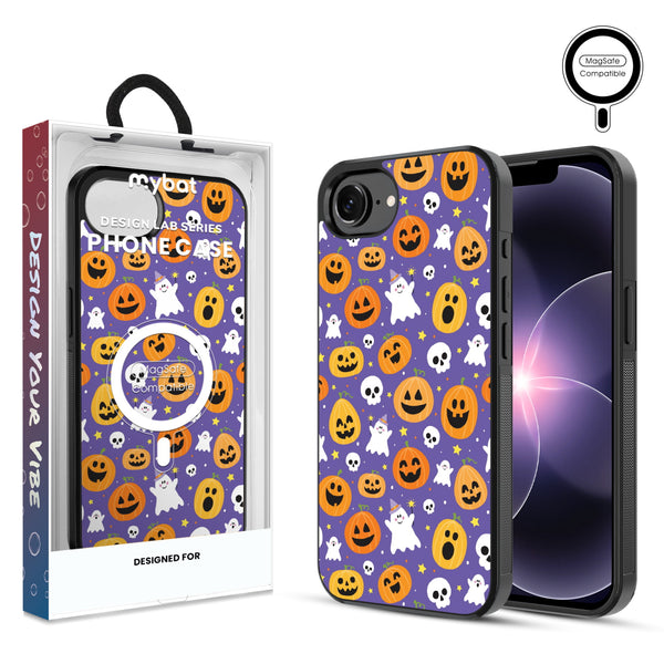 MyBat Phone case w/ MagSafe prints for Apple iPhone 17e / 16e – Pumpkin Party - MIP17ECSLESMSM404.JPG