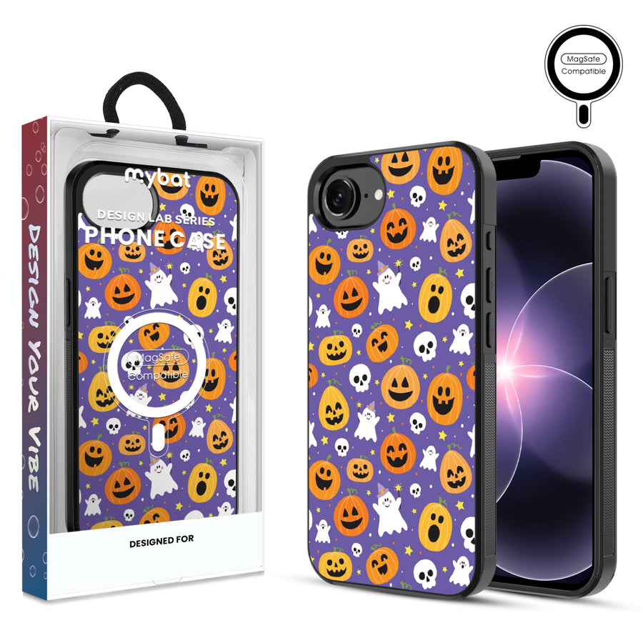 MyBat Phone case w/ MagSafe prints for Apple iPhone 17e / 16e – Pumpkin Party - MIP17ECSLESMSM404.JPG