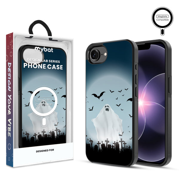 MyBat Phone case w/ MagSafe prints for Apple iPhone 17e / 16e – Graveyard Ghost - MIP17ECSLESMSM406.JPG