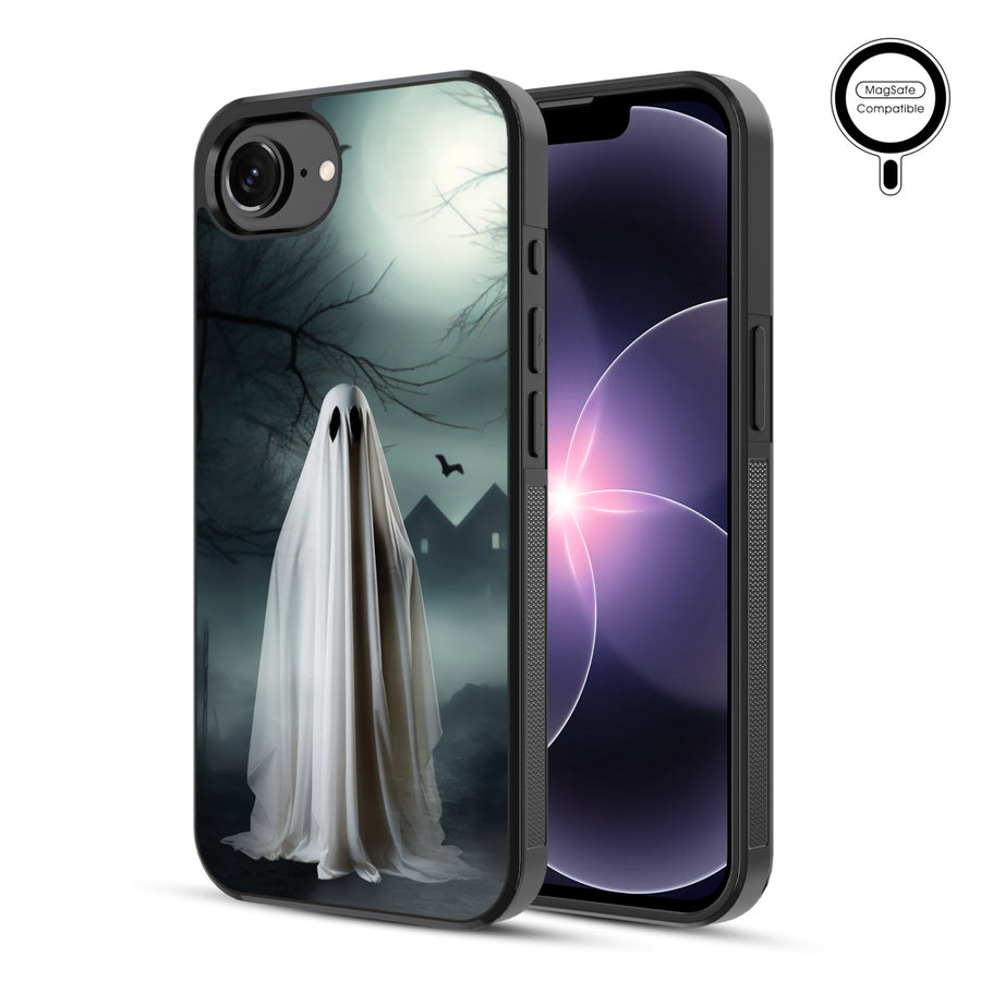 MyBat Phone case w/ MagSafe prints for Apple iPhone 17e / 16e – White Phantom - MIP17ECSLESMSM407-1.JPG