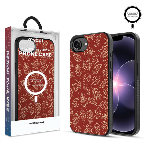 MyBat Phone case w/ MagSafe prints for Apple iPhone 17e / 16e – Leaf Lines - MIP17ECSLESMSM429.JPG