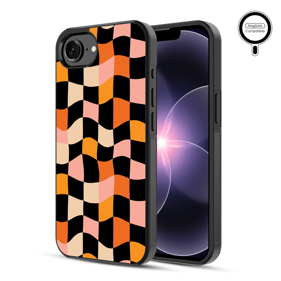 MyBat Phone case w/ MagSafe prints for Apple iPhone 17e / 16e – Groovy Check - MIP17ECSLESMSM448-1.JPG