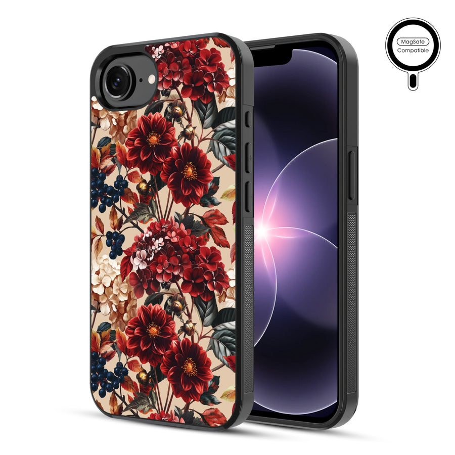 MyBat Phone case w/ MagSafe prints for Apple iPhone 17e / 16e – Rust & Bloom - MIP17ECSLESMSM449-1.JPG