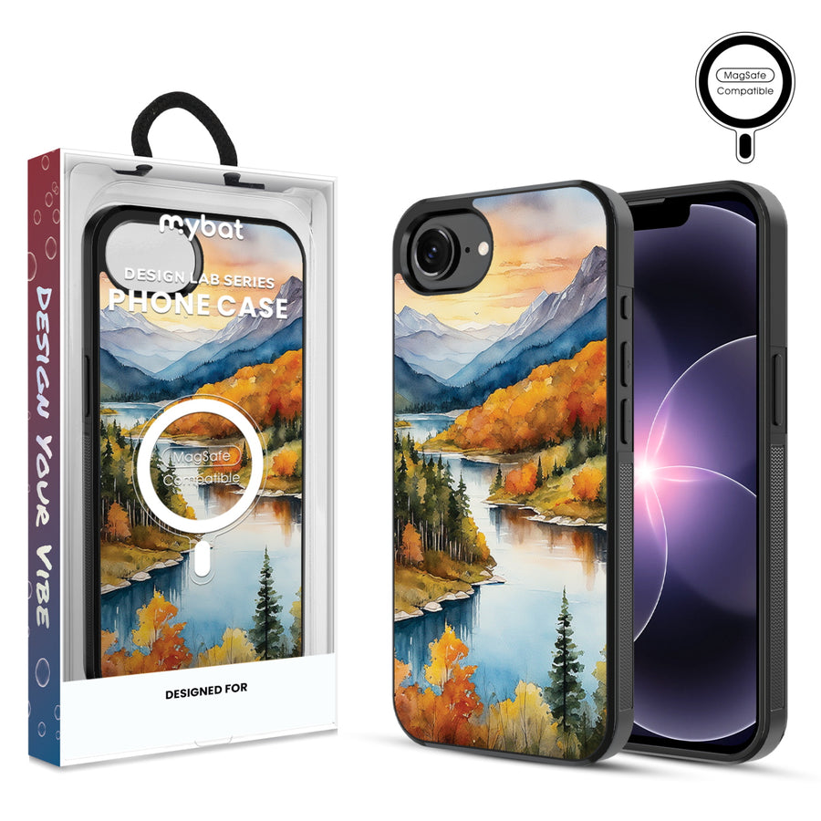 MyBat Phone case w/ MagSafe prints for Apple iPhone 17e / 16e – Impressionist Foliage - MIP17ECSLESMSM452.JPG