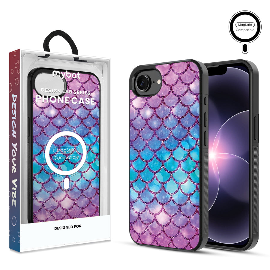 MyBat Phone case w/ MagSafe prints for Apple iPhone 17e / 16e – Mermaid Scales - MIP17ECSLESMSM458.JPG