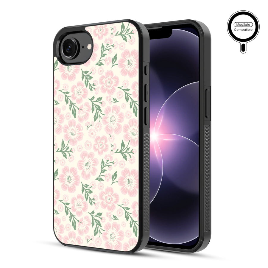 MyBat Phone case w/ MagSafe prints for Apple iPhone 17e / 16e – Pink Posies - MIP17ECSLESMSM473-1.JPG