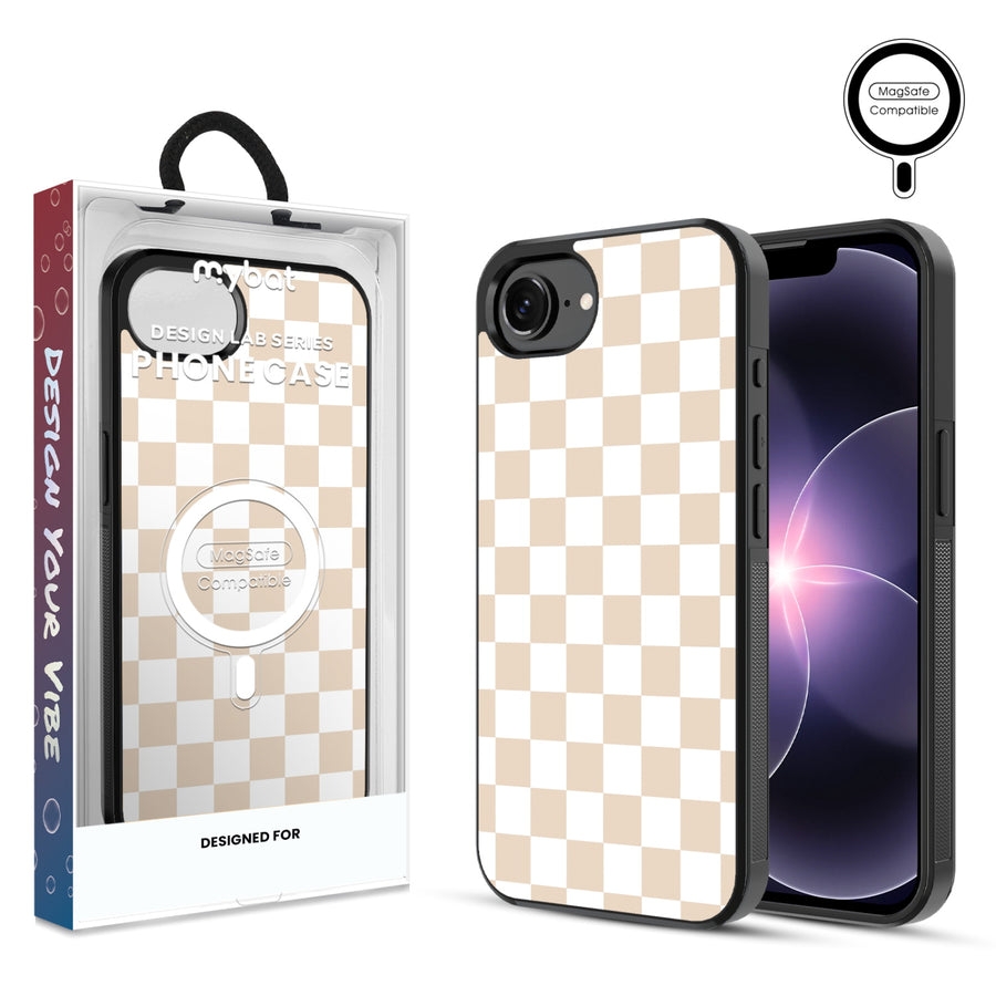 MyBat Phone case w/ MagSafe prints for Apple iPhone 17e / 16e – Tan Check - MIP17ECSLESMSM475.JPG