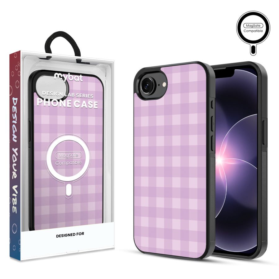 MyBat Phone case w/ MagSafe prints for Apple iPhone 17e / 16e – Purple Plaid - MIP17ECSLESMSM483.JPG