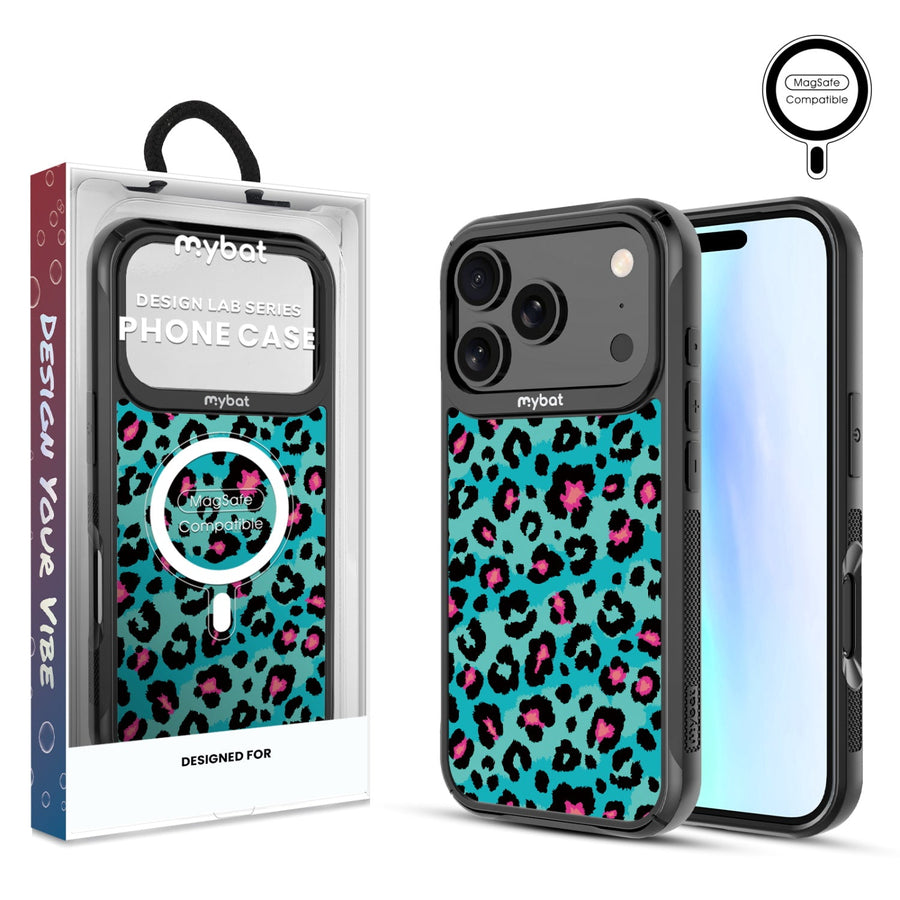 MyBat Design Lab Series MagSafe Case for Apple iPhone 17 Pro - Multicolor Leopard