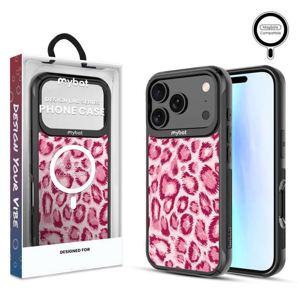 MyBat Design Lab Series MagSafe Case for Apple iPhone 17 Pro - Pink Leopard Print - MIP17PCSLESMSMP007-1.jpg