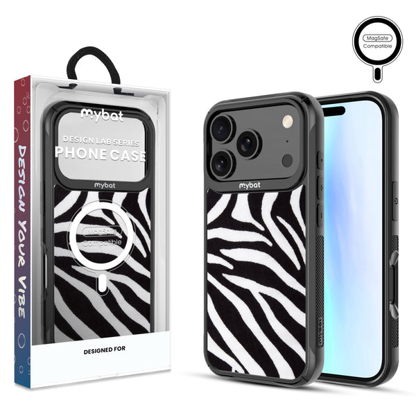 MyBat Design Lab Series MagSafe Case for Apple iPhone 17 Pro - Zebra Print - MIP17PCSLESMSMP009-1.jpg
