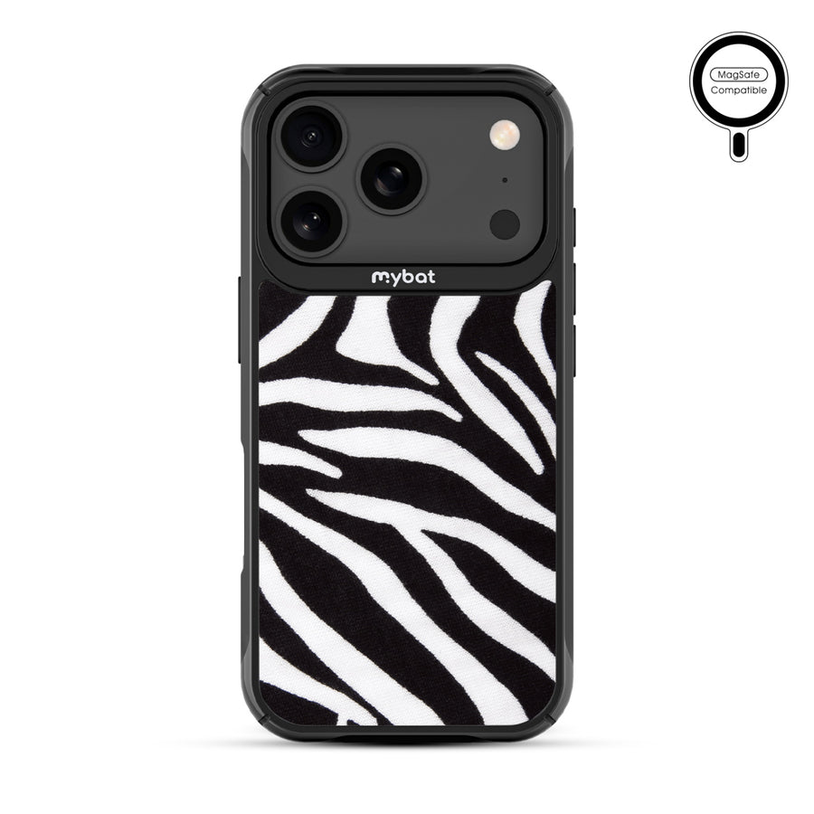 MyBat Design Lab Series MagSafe Case for Apple iPhone 17 Pro - Zebra Print - MIP17PCSLESMSMP009-3.jpg