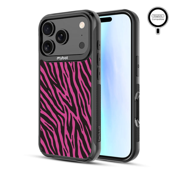MyBat Design Lab Series MagSafe Case for Apple iPhone 17 Pro - Pink Zebra Print - MIP17PCSLESMSMP010-2.jpg