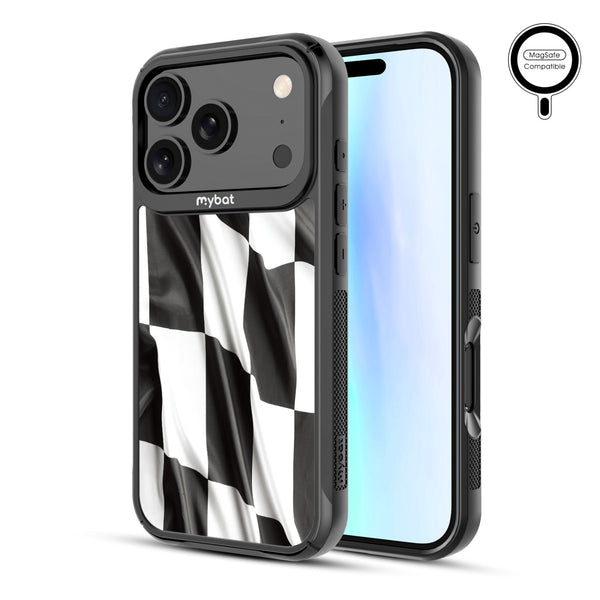 MyBat Design Lab Series MagSafe Case for Apple iPhone 17 Pro - Racing Flag - MIP17PCSLESMSMP040-2.jpg