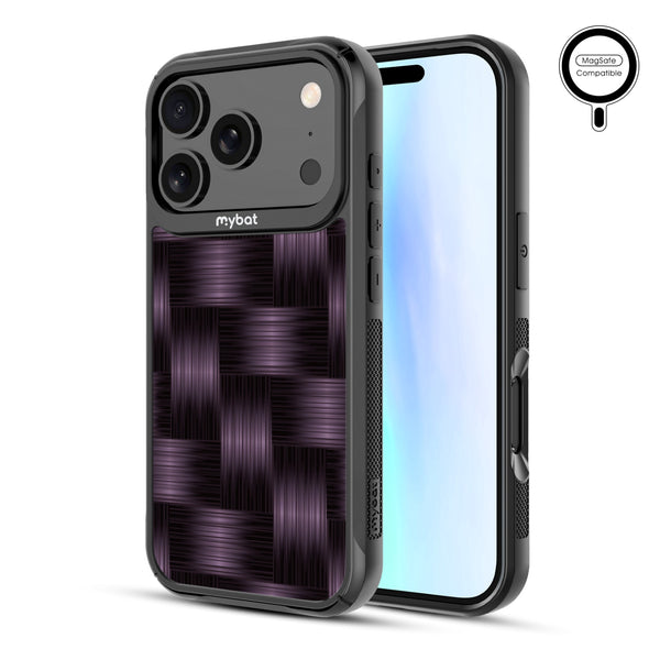 MyBat Design Lab Series MagSafe Case for Apple iPhone 17 Pro - Woven Carbon Fiber - MIP17PCSLESMSMP085-2.jpg