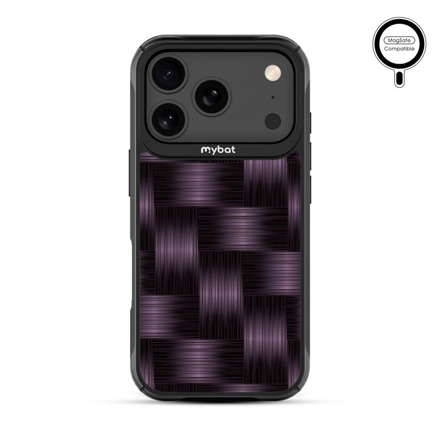 MyBat Design Lab Series MagSafe Case for Apple iPhone 17 Pro - Woven Carbon Fiber - MIP17PCSLESMSMP085-3.jpg