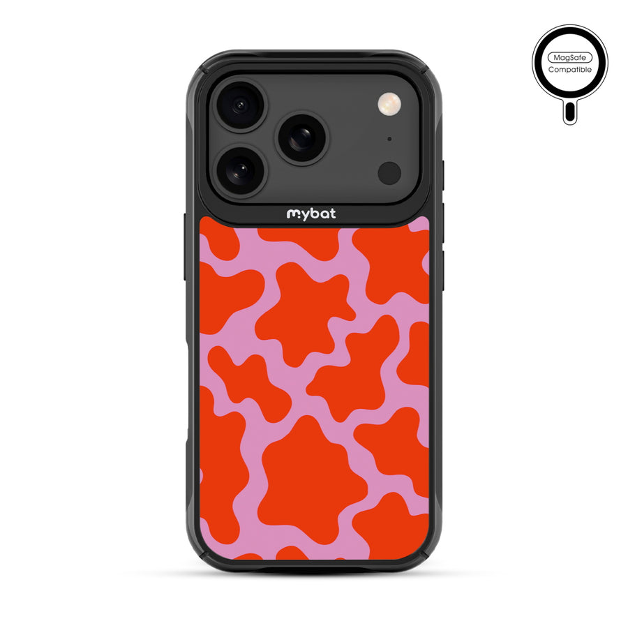 MyBat Design Lab Series MagSafe Case for Apple iPhone 17 Pro - Pink Retro Splashes - MIP17PCSLESMSMP094-3.jpg