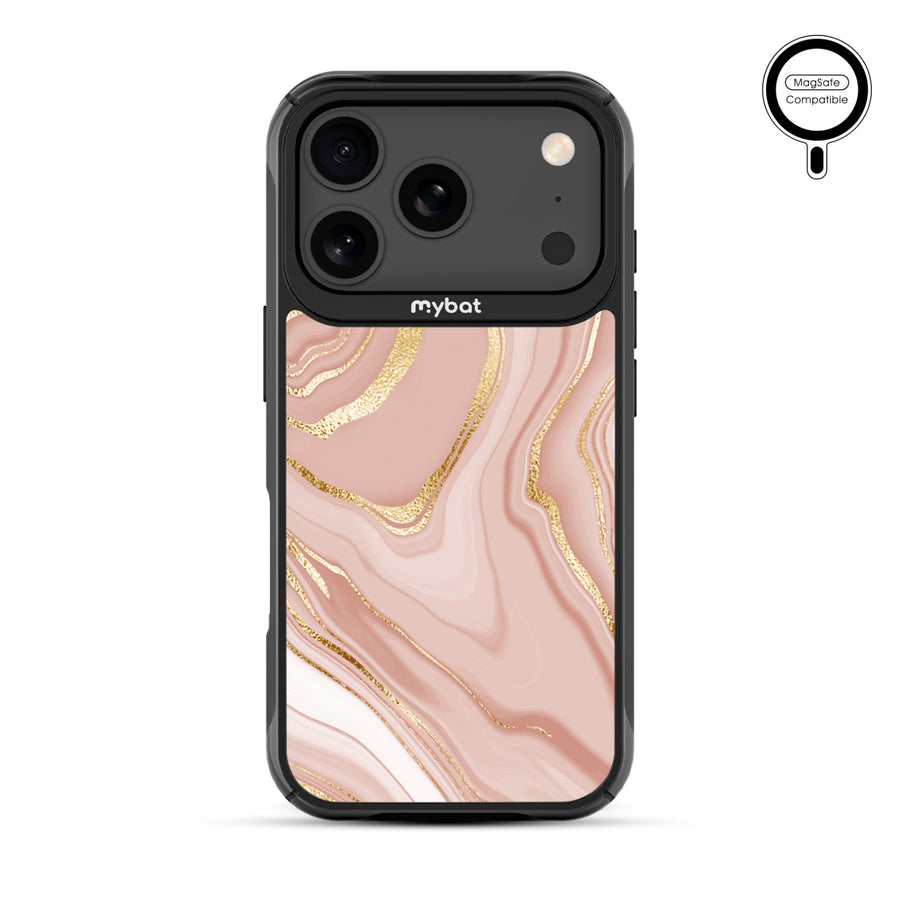 MyBat Design Lab Series MagSafe Case for Apple iPhone 17 Pro - Pink Marble - MIP17PCSLESMSMP107-3.jpg