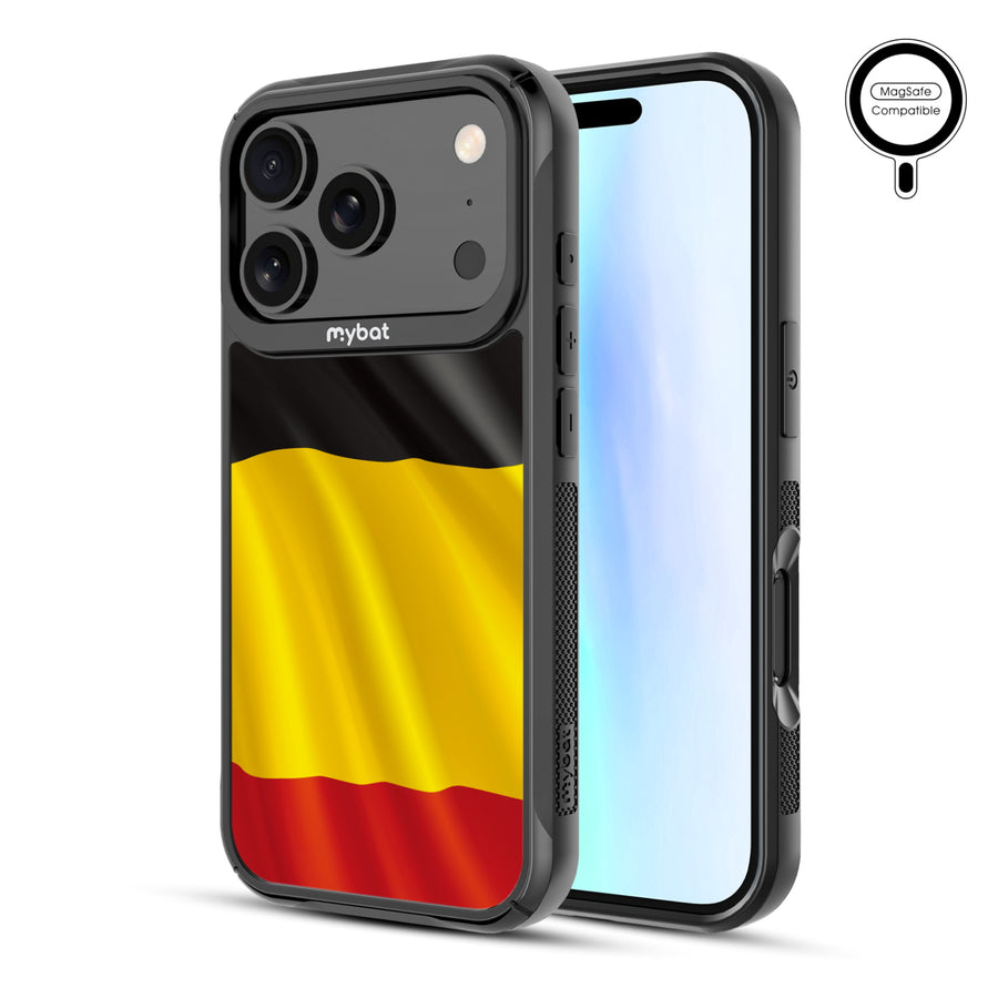 MyBat Design Lab Series MagSafe Case for Apple iPhone 17 Pro - Belgium Flag - MIP17PCSLESMSMP142-2.jpg