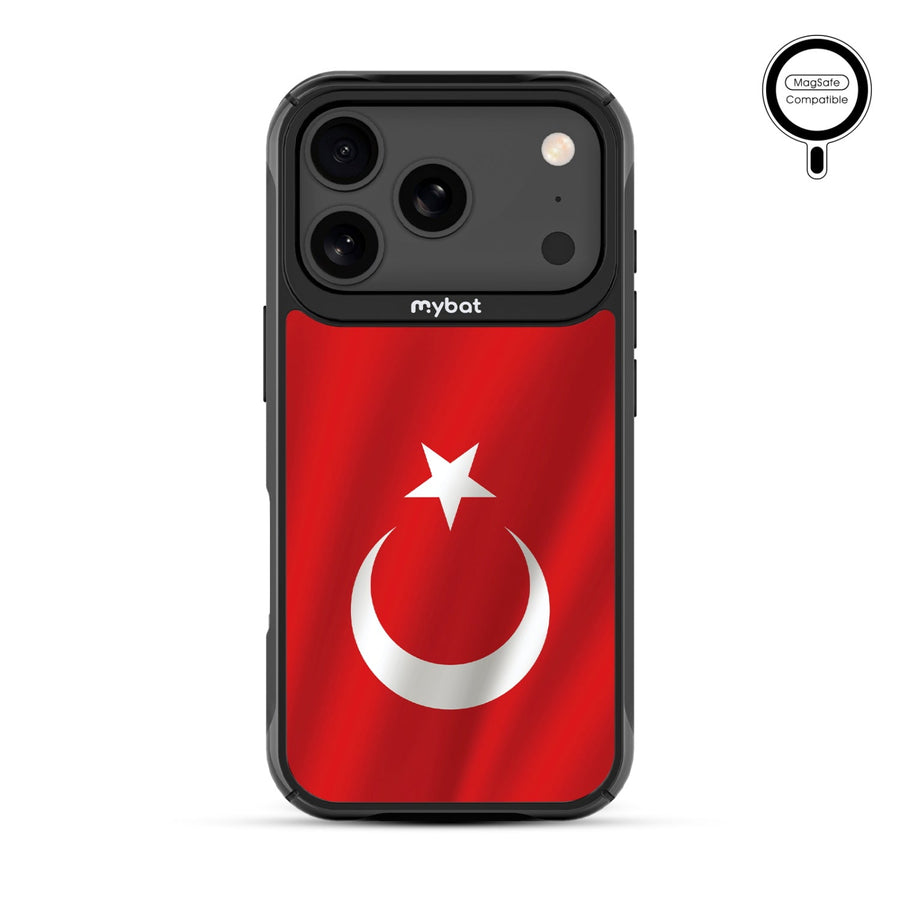 MyBat Design Lab Series MagSafe Case for Apple iPhone 17 Pro - Turkey Flag