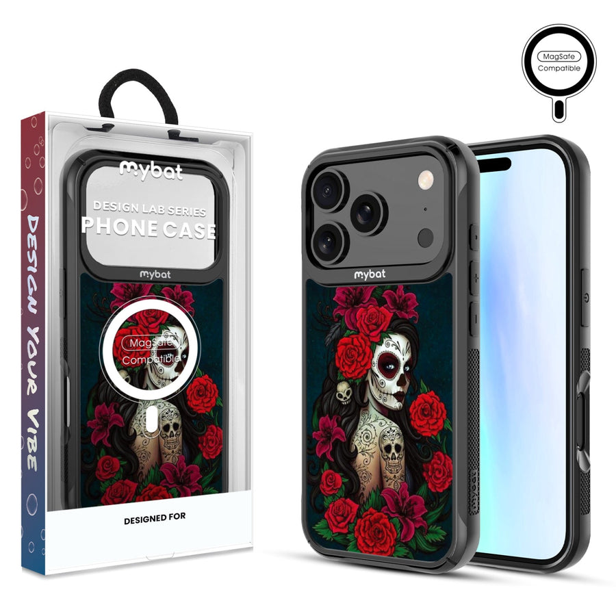MyBat Design Lab Series MagSafe Case for Apple iPhone 17 Pro - Lady Of The Dead