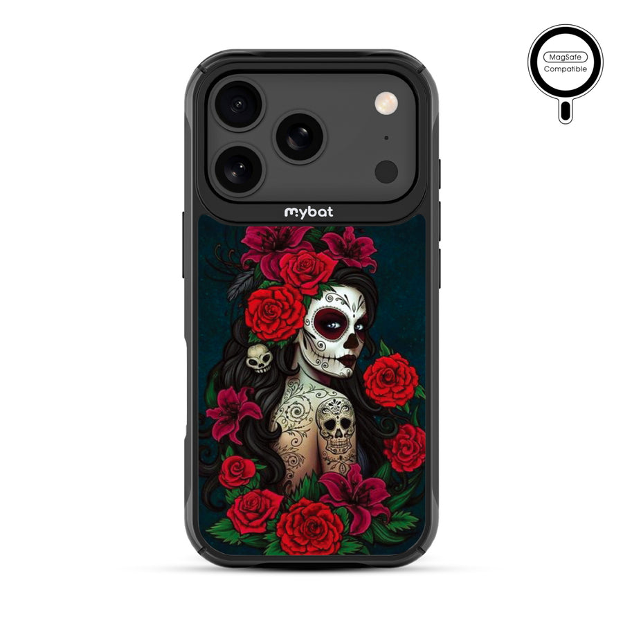 MyBat Design Lab Series MagSafe Case for Apple iPhone 17 Pro - Lady Of The Dead - MIP17PCSLESMSMP189-3.jpg