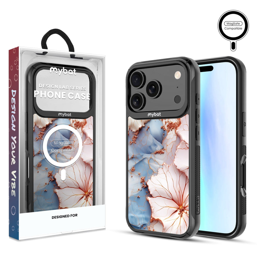 MyBat Design Lab Series MagSafe Case for Apple iPhone 17 Pro - Petal Veins