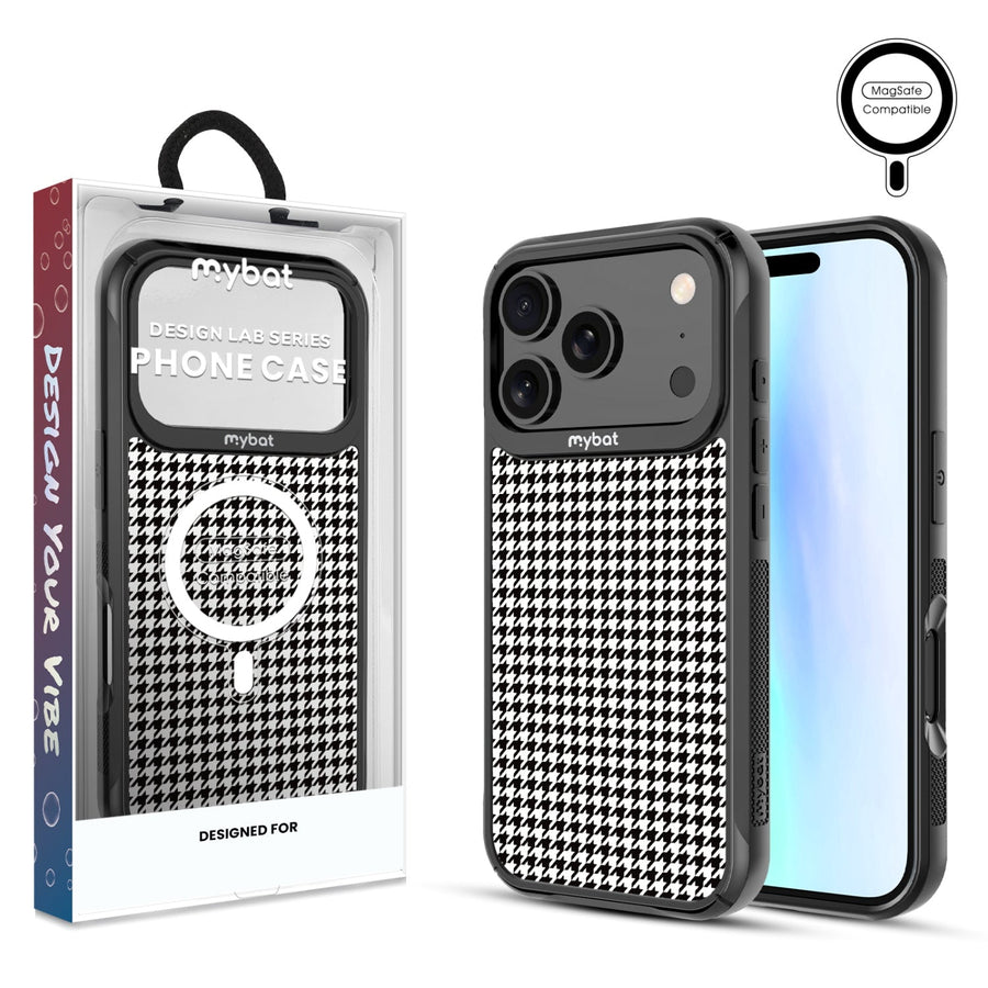 MyBat Design Lab Series MagSafe Case for Apple iPhone 17 Pro - Classic Houndstooth