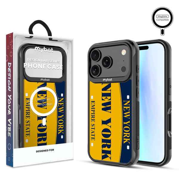 MyBat Design Lab Series MagSafe Case for Apple iPhone 17 Pro - New York License Plate - MIP17PCSLESMSMP258-1.jpg